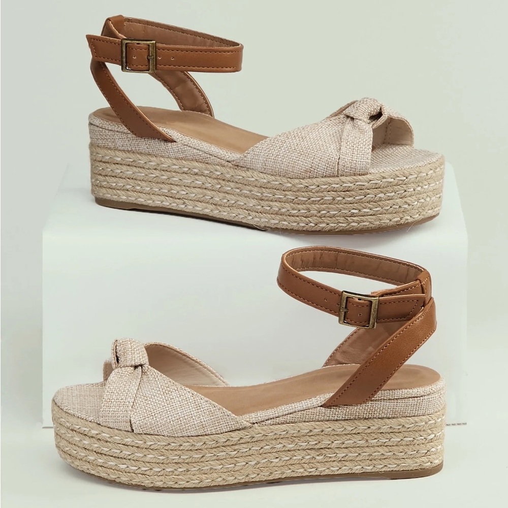 BRAND NEW Platform Wedges Sandals from Shein Size 10